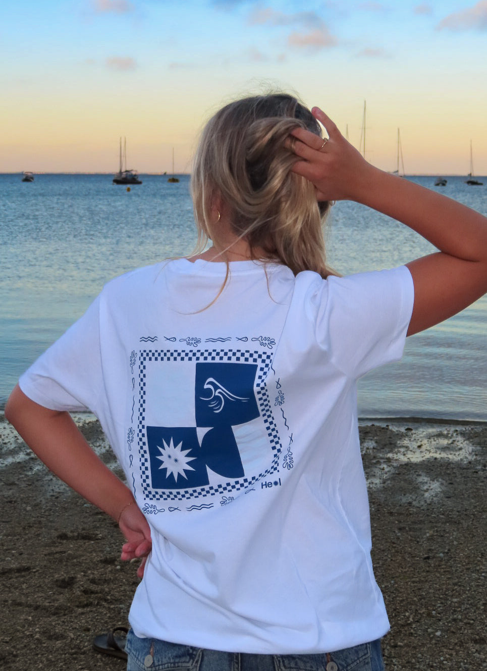 T-shirt - Vent Marin